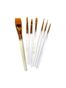 Set 7 pensule asortate ulei/acril T-Brush 7016
