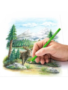 Set 72 creioane colorate Design Journey 146C Staedtler 146CC72