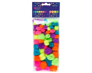 Set 78 buc. pompoane neon DP Craft KSPO-003
