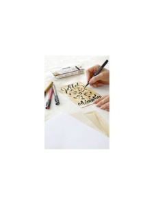 Set 8 carioci colorate caligrafie Pitt Artist Pen Faber Castell 167508