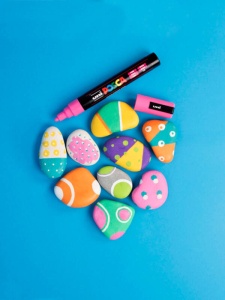Set 8 markere PC-1M 0.7 mm culori pastel Uni Posca M1479