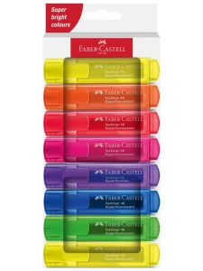 Set 8 textmarker 1546 Superfluorescent 2024 Faber-Castell FC254648
