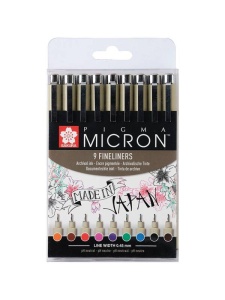 Set 9 finelinere Pigma Micron Sakura P0XSDK059