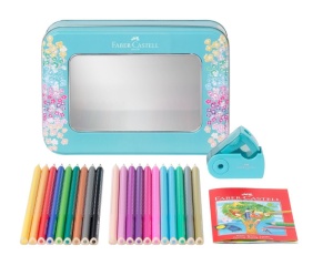 Set cadou 20 creioane colorate Sparkle ascutitoare Faber Castell FC201641
