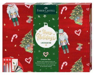 Set creativ 12 piese, Happy Holidays Limited Edition, Goldfaber, Faber-Castell, FC161003