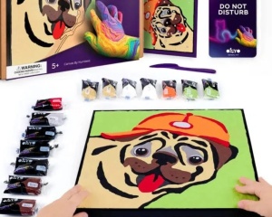 Set de Colorat cu Lut 29x29 Pug-Dog Okto OK20029