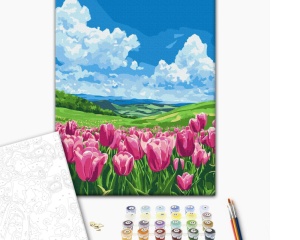 Set pictura pe numere Adiere de primavara 54278