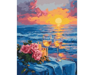 Set pictura pe numere dinner at sunset BS54257