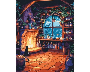 Set pictura pe numere the witch's hut BS54409