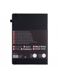 Sketchbook A4 cm 80 file hartie neagra Sakura 94141005