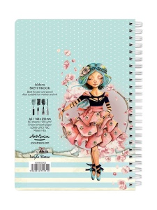 Sketchbook cu spira Having a lovely time, 60 file 120g/mp Isidora