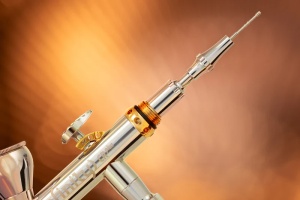 Aerograf Infinity CRPlus 2024 SOLO cu 0.25mm si Cupa 2ml Titanium Harder & Steenbeck 122231