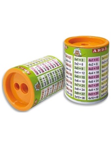 Ascutitoare dubla Arda Lattina Mathematics Blister 825M