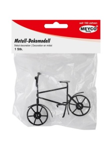 Bicicleta neagra decor Meyco 81121