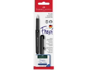 Blister stilou scolar Vario si 6 cartuse cerneala Faber Castell 149898