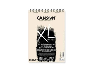 Bloc de Desen XL Sand Grain 160 g/mp 40 file culoare alb natural Canson