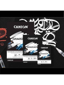 Bloc desen Canson Graduate Black Canson