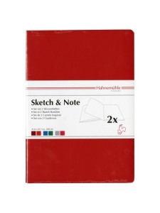 Carnet Sketch & Note Hahnemuhle - Cerise-Paprika