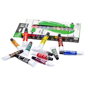 Culori acrilice set 12 x 12 ml Studio Pebeo 668700