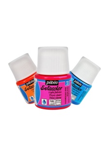 Culori pentru textile Setacolor Light Fabrics Pebeo, 45ml