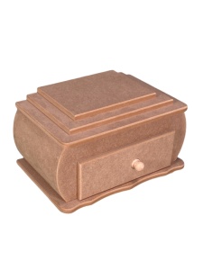 Cutie din MDF cu sertar Ilyas KT 104