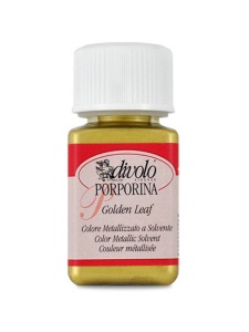 Foita lichida Porporina, 50 ml, pentru finisaje metalizate, Divolo Golden Leaf