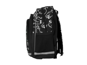 Ghiozdan STK Kitty Holo 39.5x29x20cm 527191 Negru - Img 4