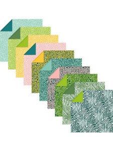 Hartie origami Exotic Fresh 60 coli 70g 15X15cm Clairefontaine 95353C