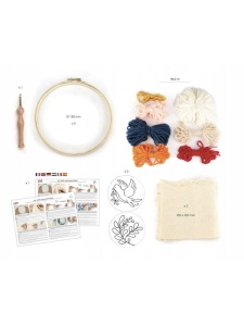 Kit broderie ac persan Punch Needle 15 cm Diptyque Graine Creatve 420204