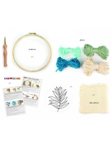 Kit broderie frunza 20cm Graine Creative 420205