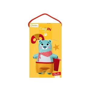 Kit Creativ de Cusut pentru Copii model Charlie the Bear Avenue Mandarine KC156C