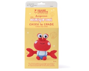 Kit Creativ Minigurumi, model Crab 420333 Graine Creative