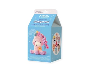 Kit creativ Minigurumi model Sora Unicornului Graine Creative 420334 pentru crosetat