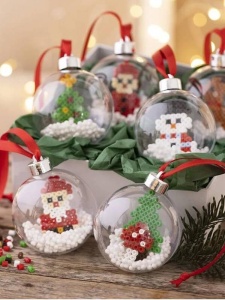 Kit creativ pentru realizarea de globulete de Craciun 977582