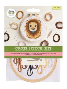 Kit de broderie Cute Lion - Leu DP Craft, cod DSM-106173