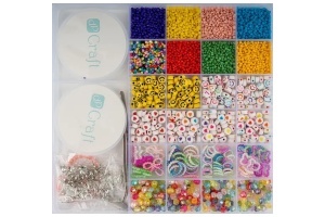 Kit Margele Plastic Diverse Forme GRZS-001 Dp Craft
