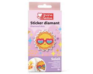 Kit Mozaic cu Strasuri, model Soare 750275 Graine Creative