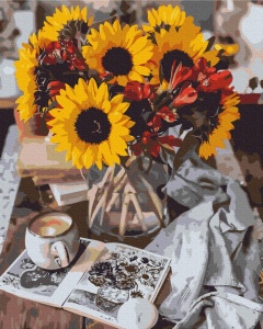 Kit pictura pe numere Cozy Autumn Bouquet 40230