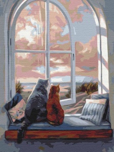 Kit pictura pe numere Landscape for Cats 52220
