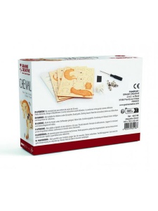 Macheta 3D cal mecanic din lemn Graine Creative 560196