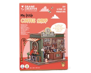 Macheta 3D din lemn, model Cafenea 651072 Graine Creative
