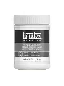 Medium gel textura Fulgi Albi Opaci Liquitex 237 ml