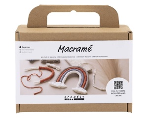 Mini kit macrame model Curcubeu, Creativ Company, cod 977553