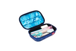 Penar Cu Fermoar Zipit Bubble Top Storage Box Blue Space ZP-360853 - Img 5