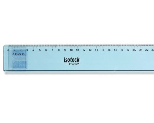 Rigla din Plexiglas pentru Desen Tehnic Arda Isoteck