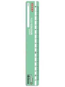 Rigla plastic 16cm, culori pastel Arda KCP17DESP
