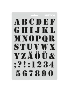 Sablon font Saloon Meyco 66053