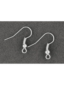 Set 10 tortite pentru cercei de culoare argintiu Meyco 61406