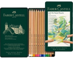 Set 12 creioane pastel Pitt Faber Castell