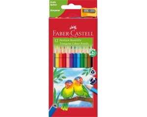 Set 12 creioane triunghiulare Faber Castell FC120523
